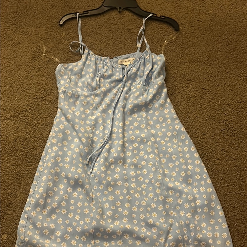 Aeropostale Blue Floral Mini Dress